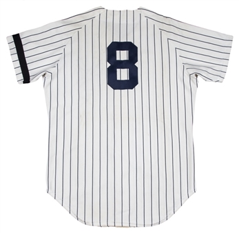 1979 Yogi Berra Game Worn New York Yankees Coachs Jersey with Thurman Munson Armband (MEARS A10)